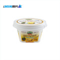 Plastic Packaging Container Frozen PP Yogurt Tub Pot Yogurt Cup with Lid Spoon